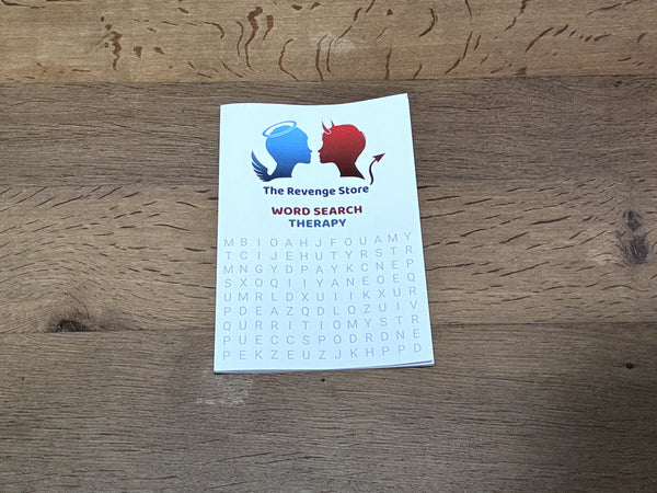 Word search therapy book